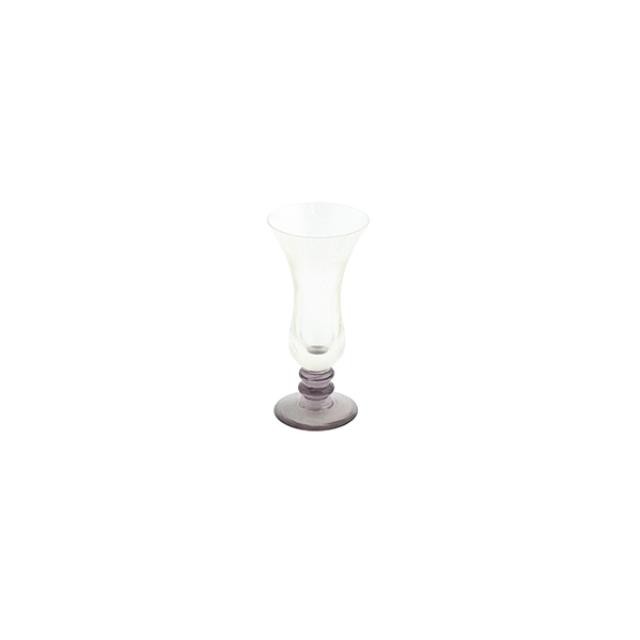 CORDIAL-Clear Glass w/Purple Base