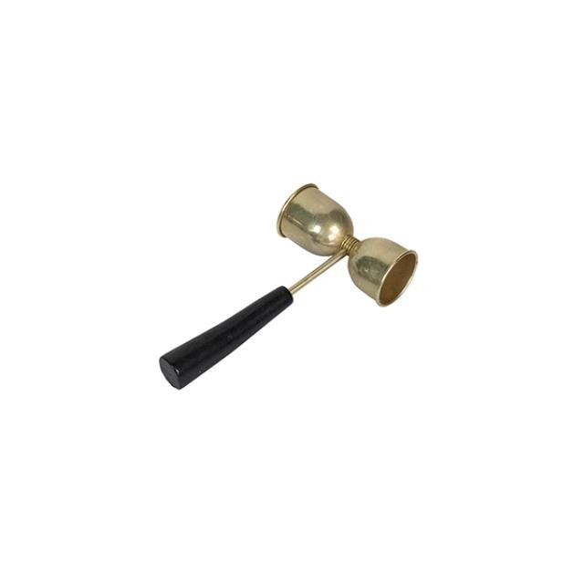 BARTENDER TOOLS-Double Jigger-Gold w/Blk Handle