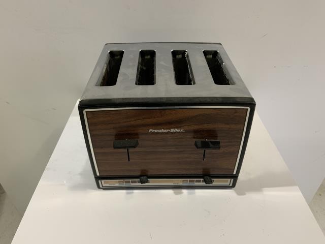 TOASTER-Vintage Proctor Silex 4 Slot Double Toaster