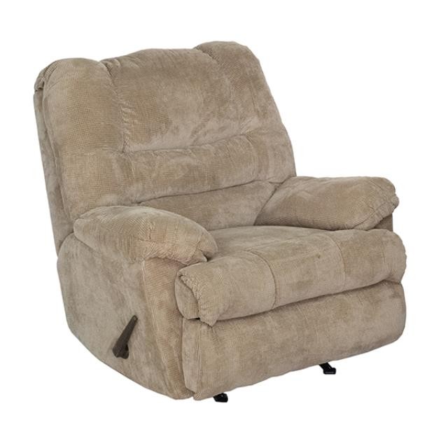 RECLINER- Oversized Tan Chenille