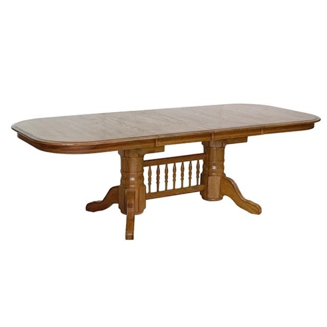 DINING TABLE-Light Oak W/(2)Leaves