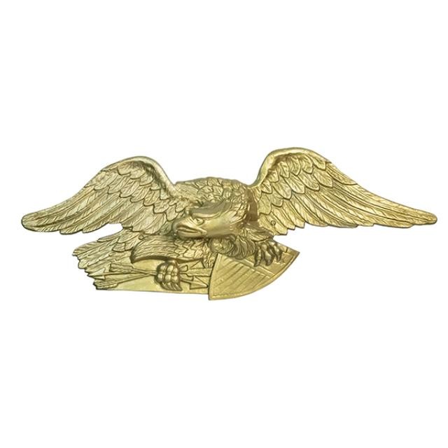 WALL HANGING-Brass Eagle Holding Arrows