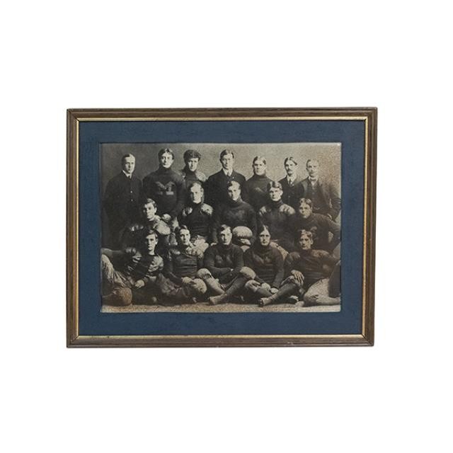 PRINT-Vintage Photo of Football Team "M"