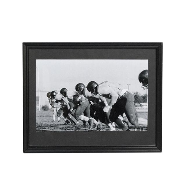 PRINT-Vintage Photo of Football Game in Play