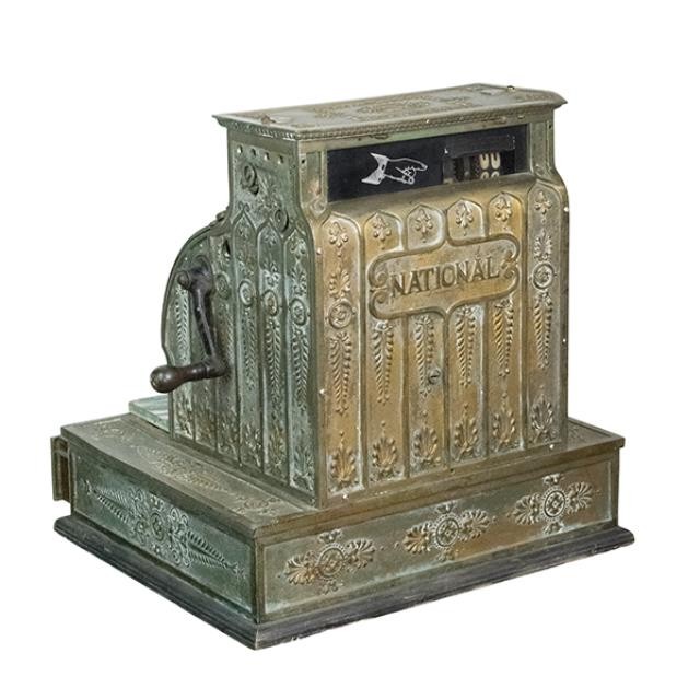 VINTAGE NATIONAL CASH REGISTER-Circa Early 1900's