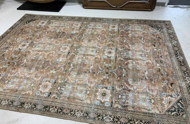 RUG (8'6"x11'6")-Auburn Printed Botanical Vintage Rug