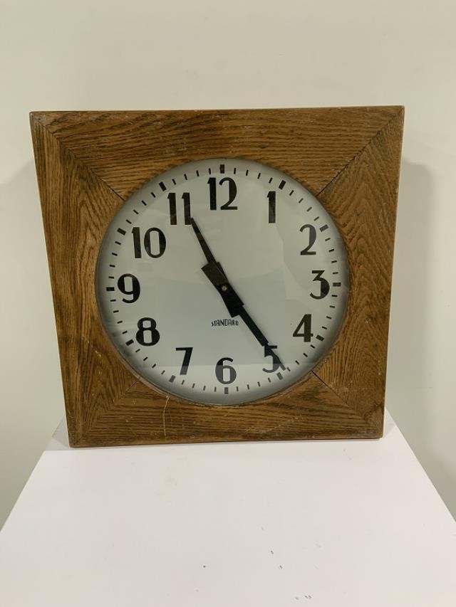 CLOCK-Standard Wooden Square Clock