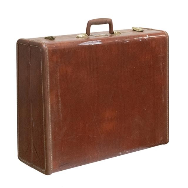 VINTAGE SAMSONITE SUITCASE-Brown