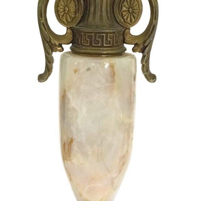 TABLE LAMP-Brass & Marble Urn w/Fittings