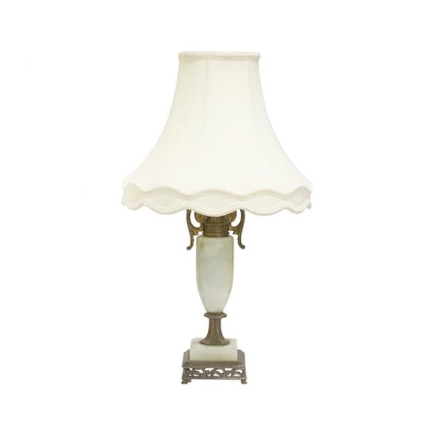 TABLE LAMP-Brass & Marble Urn w/Fittings