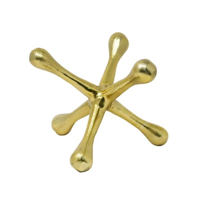 SCULPTURE-Gold Metal Jacks