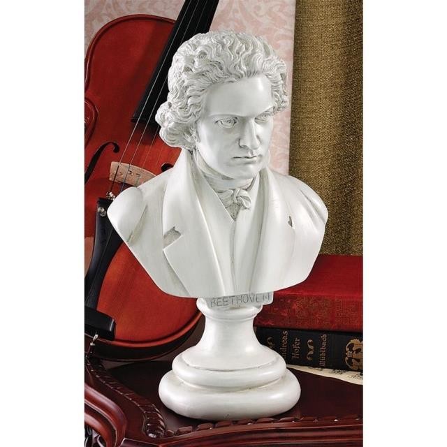 BUST-Composer Beethoven/Faux Stone Finish