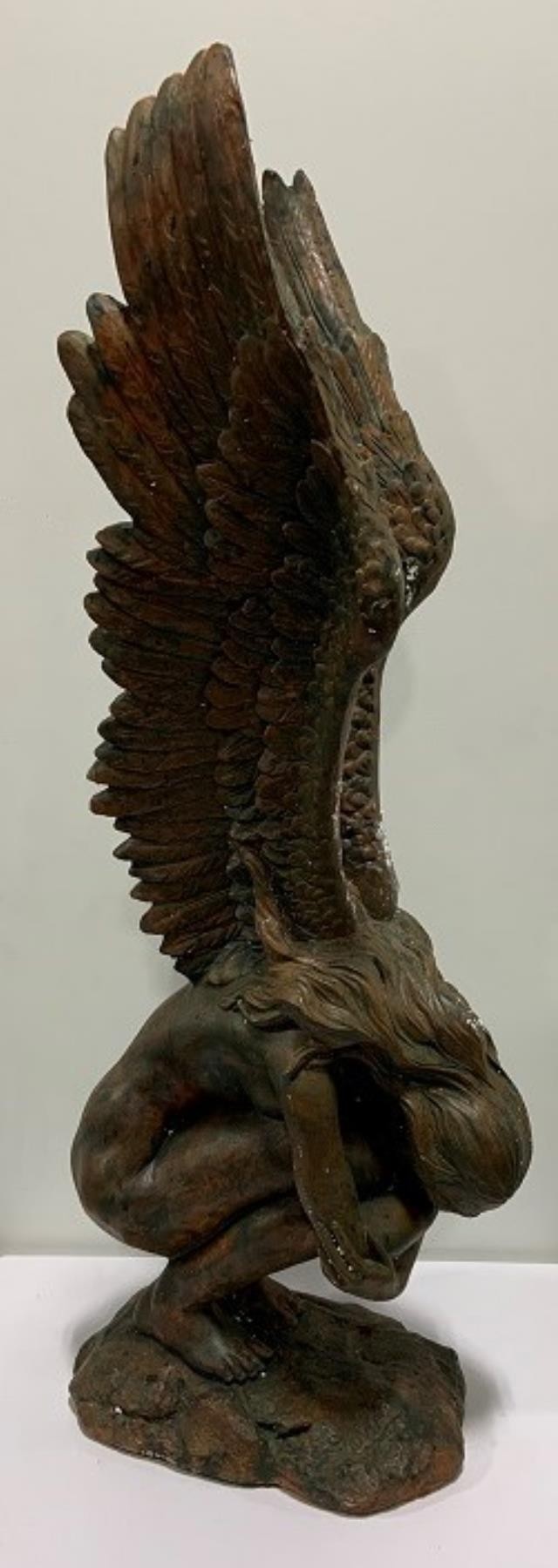 SCULPTURE-Bronze Remembrance & Redemption Angel