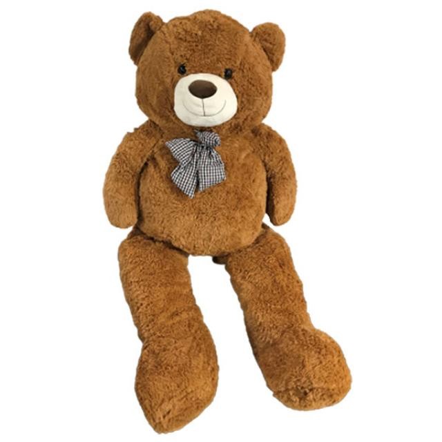LARGE PLUSH TEDDY BEAR-(52")Toasted Coconut W/Light Face & Brown Nose