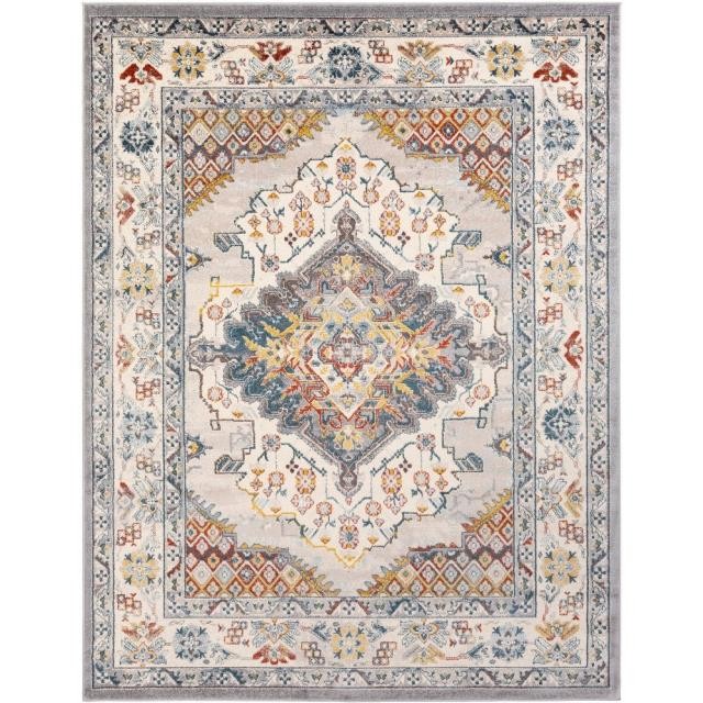RUG(6'7"x9')-Traditional Vintage Persian Medallion
