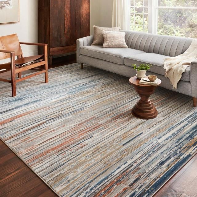 RUG(6'7"x 9')-Modern Ombre