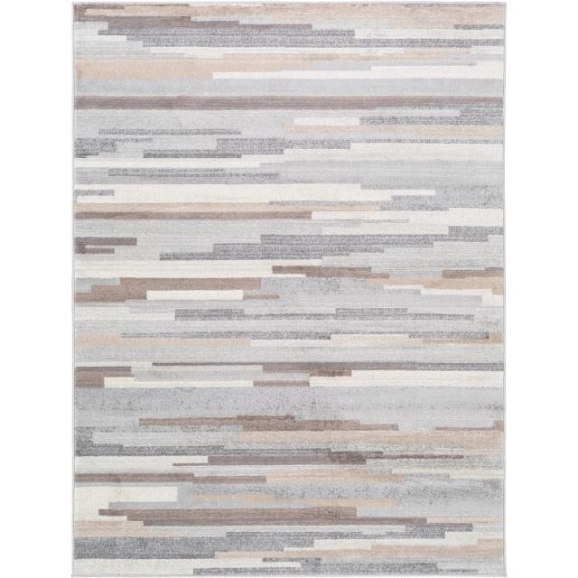 RUG(6'7"x9')-Mondern/Contemporay Striped Rug