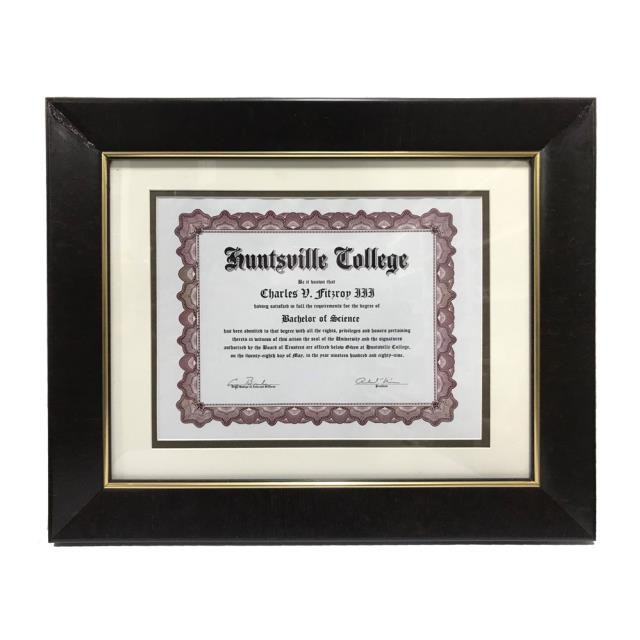 DIPLOMA-Huntsville College-Bachelor of Science