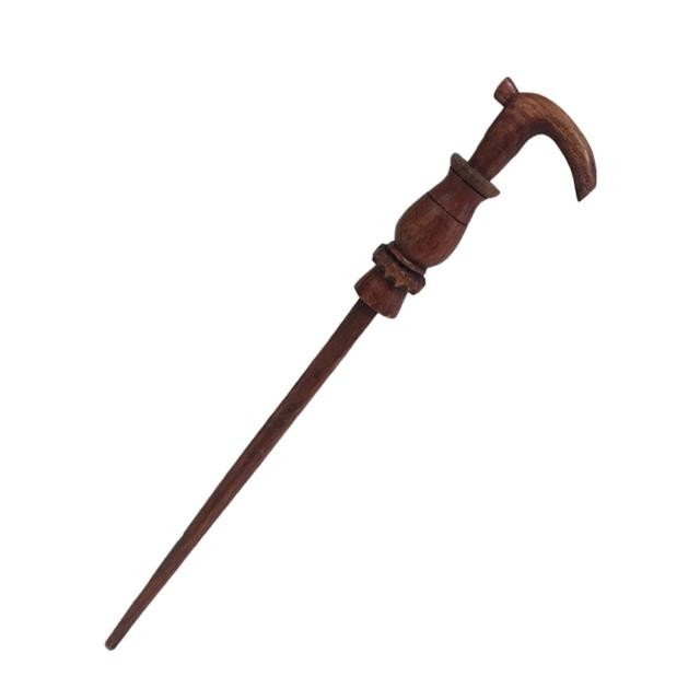 CANE/WALKING STICK-Mahogany Stained Wood