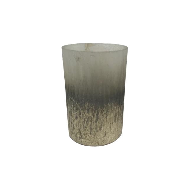 VOTIVE-Sanded Silver/Gray Metallic