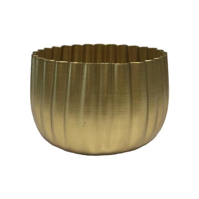 VOTIVE-Gold Scalloped