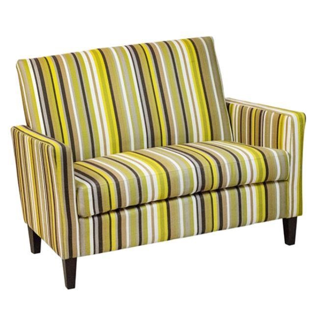 LOVESEAT-Multi Colored Stripe (Green)