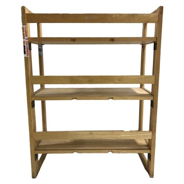 SHELF-(3) Tier Cut Out Shelving Unit