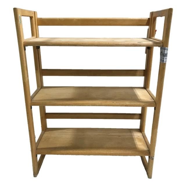 SHELF-(3) Tier Cut Out Shelving Unit