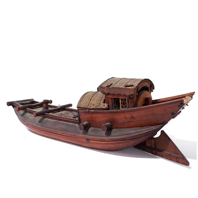 MODEL-Wooden Sampan Boat