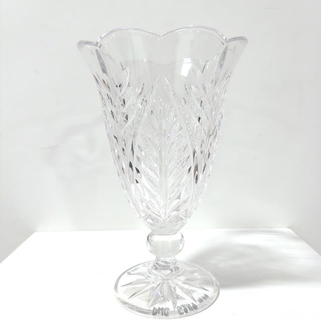 VASE-Cut Glass Tulip Shape