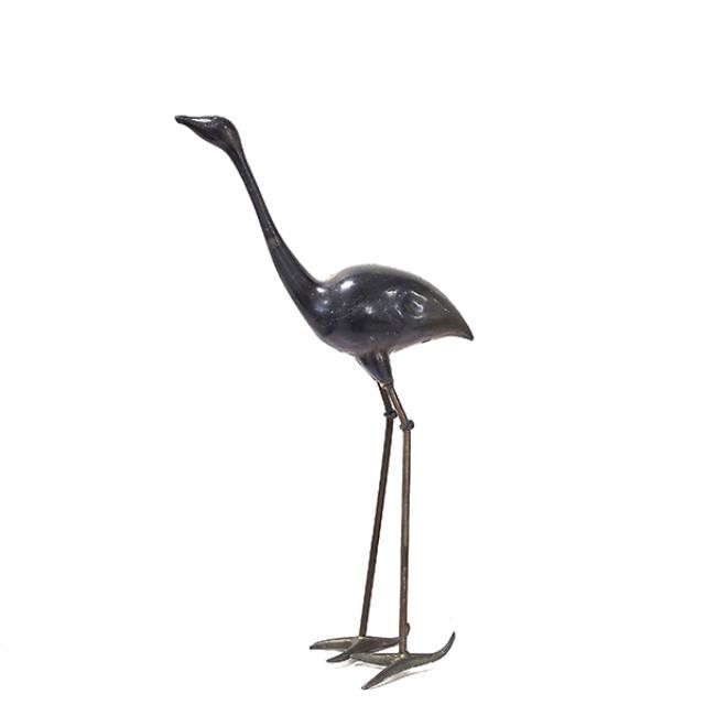 FIGURINE-Brass Egret w/No Base