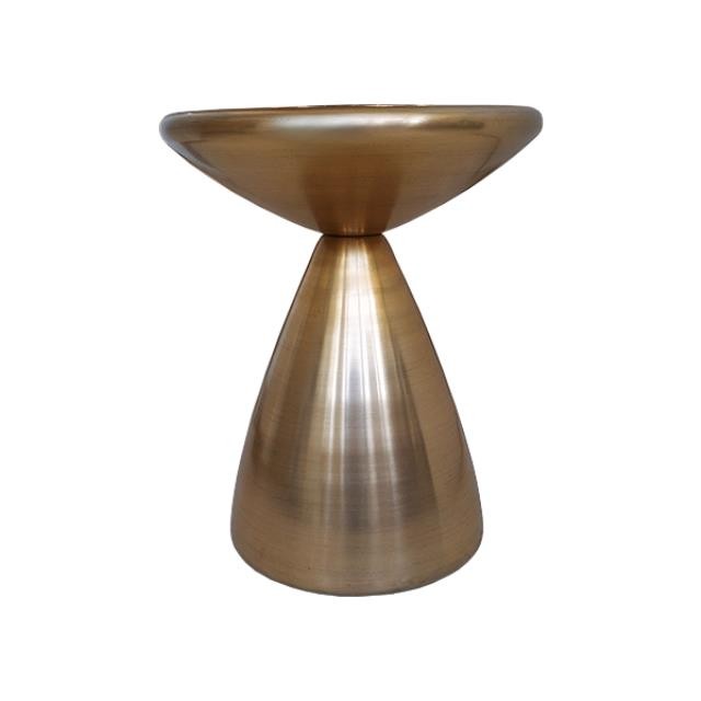 SIDE TABLE-Antique Brass Cosmo Table