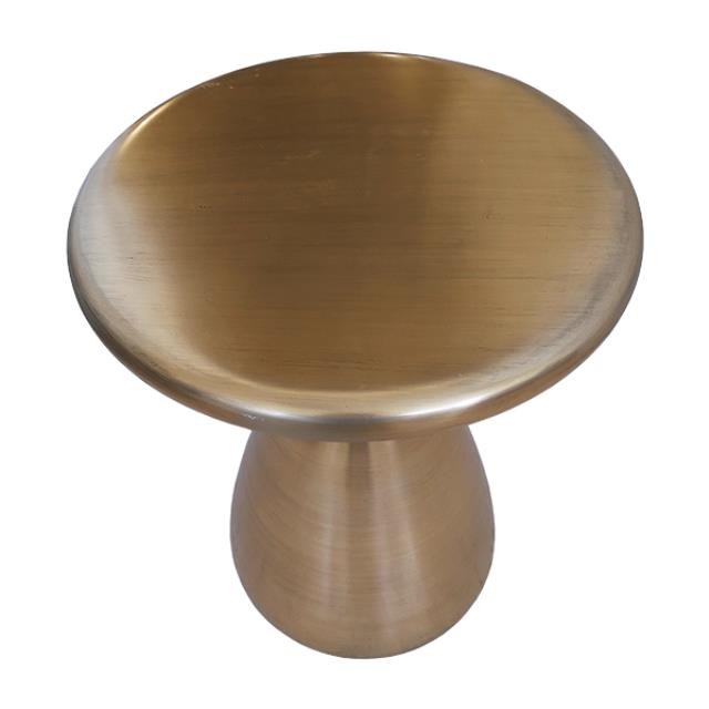 SIDE TABLE-Antique Brass Cosmo Table