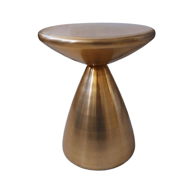 SIDE TABLE-Antique Brass Cosmo Table