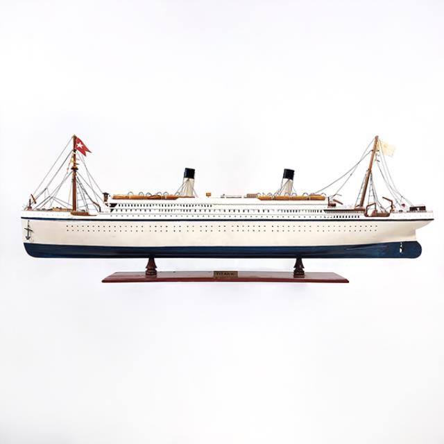 SHIP MODEL-Large Model of "Titanic" on Stand