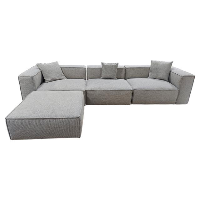 SOFA-SEC-LAF Modern Light Gray Square