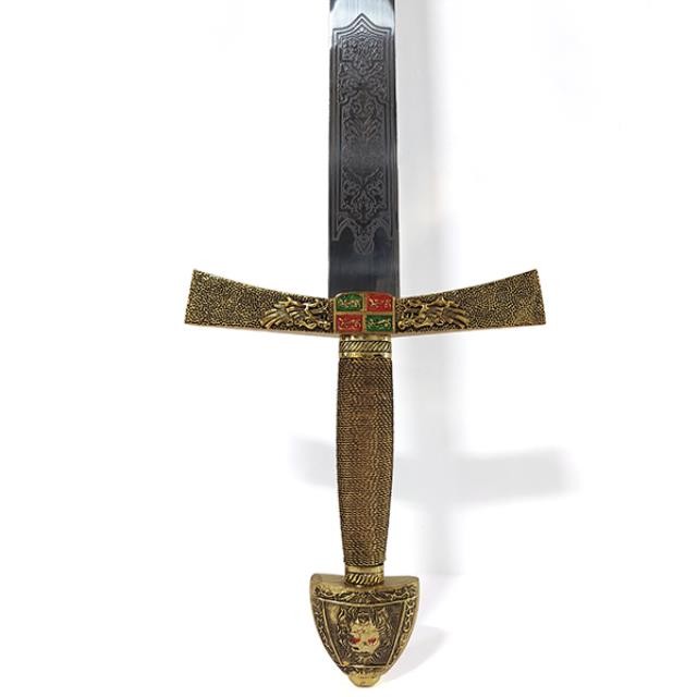 SWORD-Stainless Steel Blade w/Gold Handle