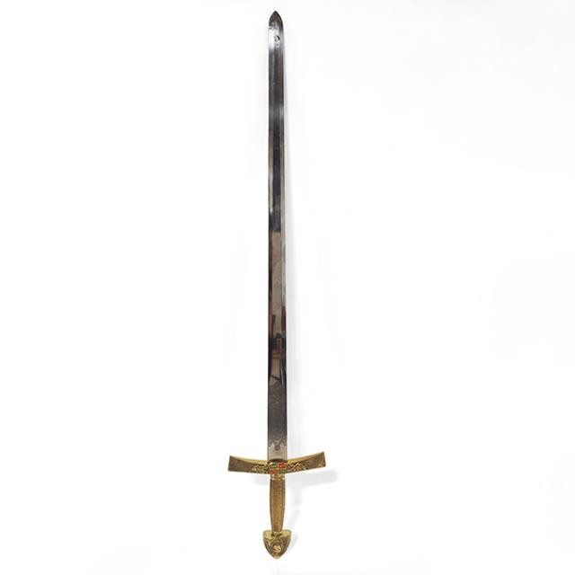 SWORD-Stainless Steel Blade w/Gold Handle