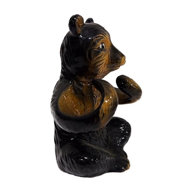 FIGURINE-Ceramic Bear w/Curled Arms