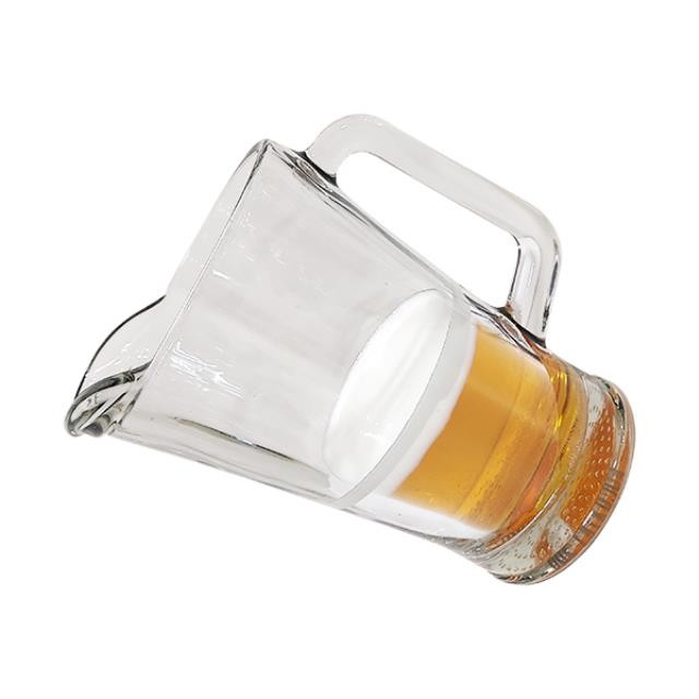 PITCHER-Glass Pitcher w/Fake Beer Inside