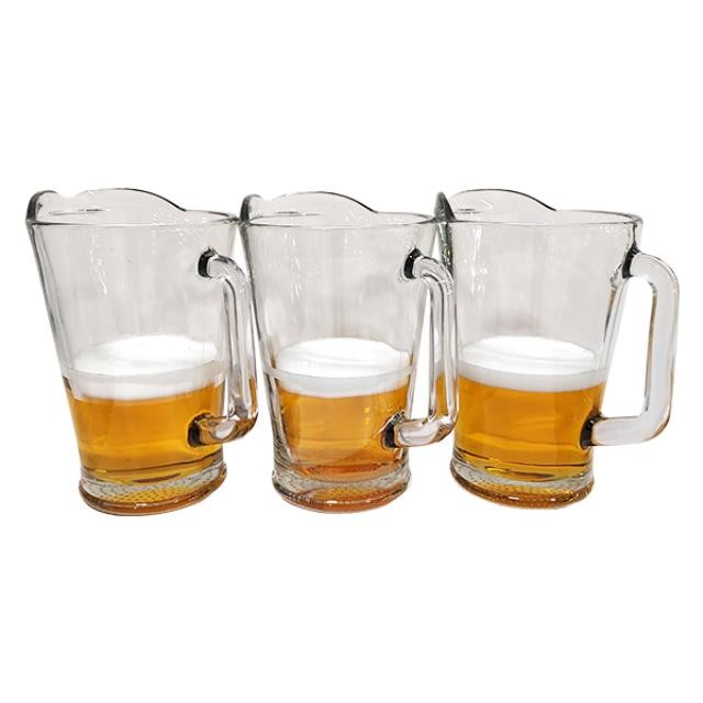 PITCHER-Glass Pitcher w/Fake Beer Inside