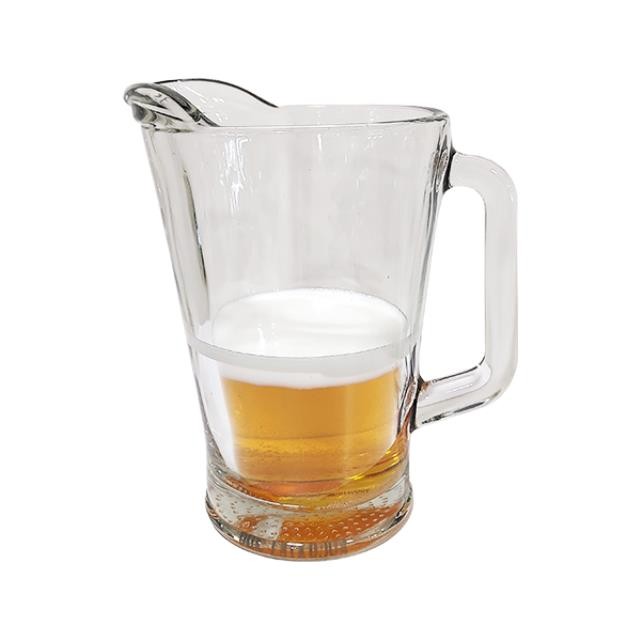 PITCHER-Glass Pitcher w/Fake Beer Inside