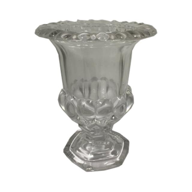 VASE-Clear Glass Urn