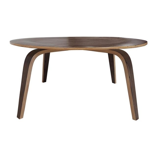 Coffee Table- MCM Round Woodgrain