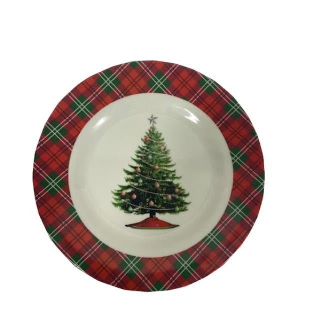 PL-SAL-Christmas Tree w/Red Plaid Trim