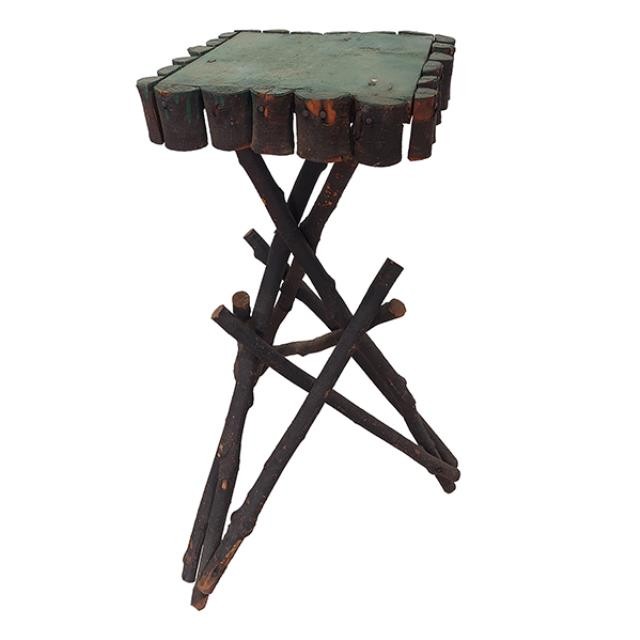 SIDE TABLE-Rustic Branch Table