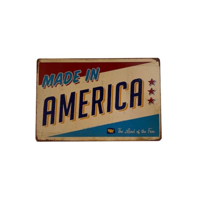 SIGN-Vintage Retro Decor-"Made in America"