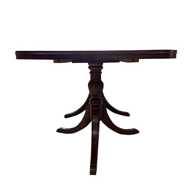 TABLE-DINING-Traditional Double Pedestal Extendable Table