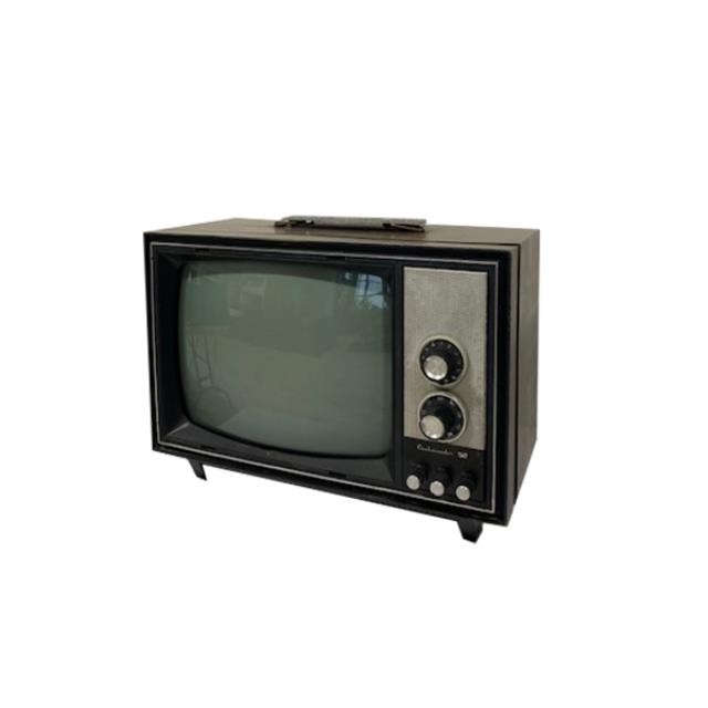 TELEVISION-Vintage Ambassador TV w/Handle