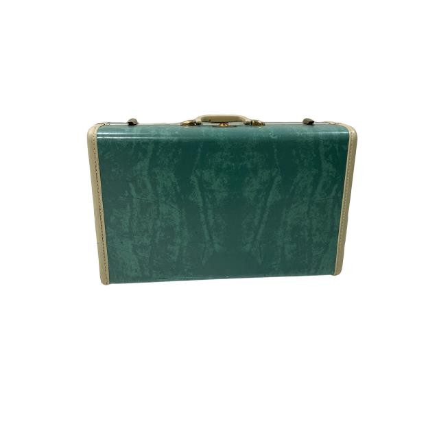 LUGGAGE-Vintage Marbled Green Samsonite w/"HDP" Monogram Initials